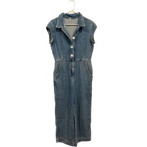 Free People Unchained Melody Jumpsuit Denim